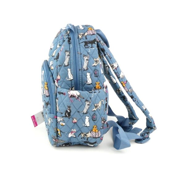 Vera Bradley Cat's Meow Essential Compact Backpack NWT - Picture 2 of 8